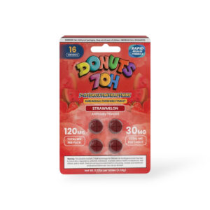 Donuts 7-OH Chewable Tablets Strawmelon 30mg Per Tablet