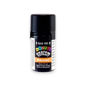 Donuts Kratom Extract Black Shot Mango 400mg 30mL
