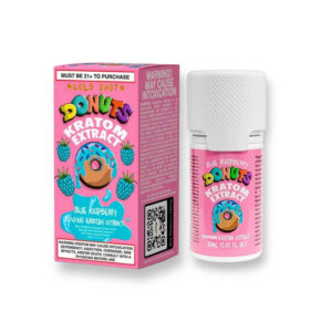 Donuts Kratom Extract Shot 100mg Blue Raspberry 30mL