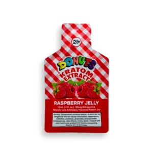 Donuts Kratom Extract Raspberry Jelly 120mg 15ml